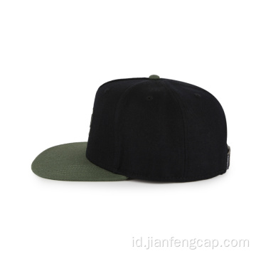 Fashion hip-pop topi pinggiran datar 5 panel